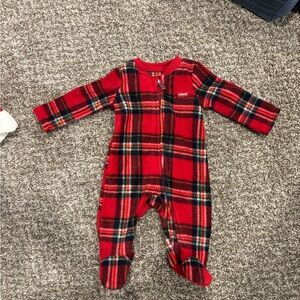 Levi's Red Plaid Kids One Piece